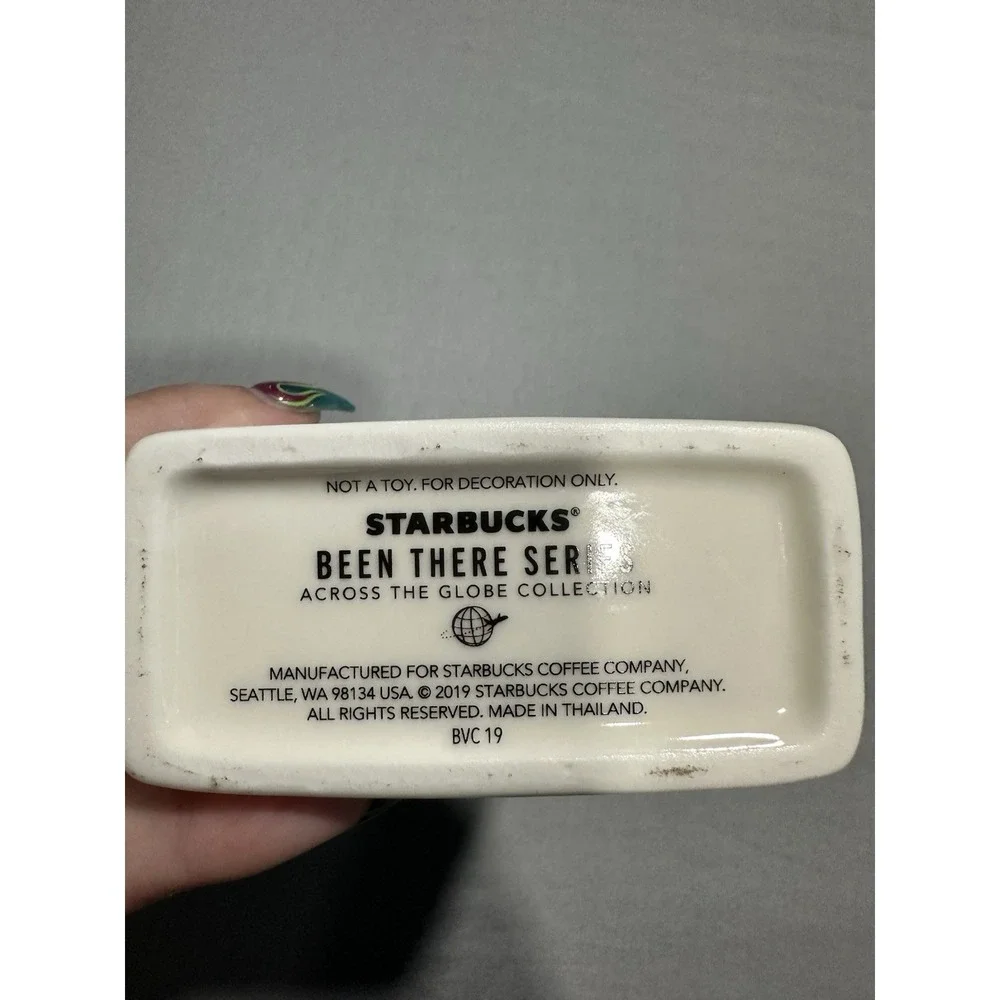 2019 Starbucks Been‎ There Series Florida Ceramic Shopping Bag Ornament